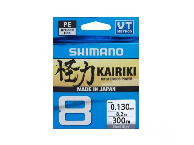 SHIMANO KAIRIKI 8 VT 300MT. STEEL GREY