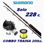 SHIMANO COMBO TRAINA STAND UP 20lbs. �.228,00