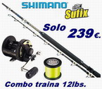 SHIMANO COMBO TRAINA 12 lbs �.239,00