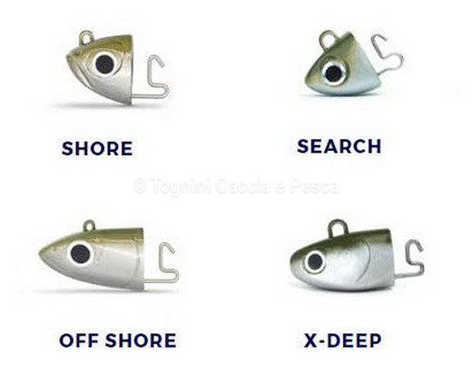 FIIISH BLACK MINNOW 70 JIG HEADS