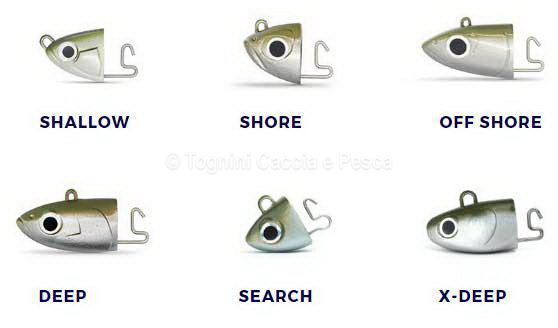 FIIISH BLACK MINNOW 140 JIG HEADS
