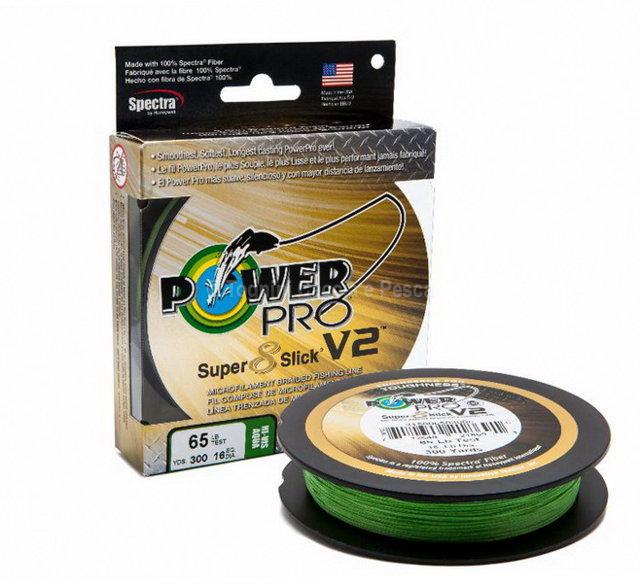 Offerta power pro super 8 slick v2 aqua green 275m.  monofilaments and  braided lines braided - Tognini fishing