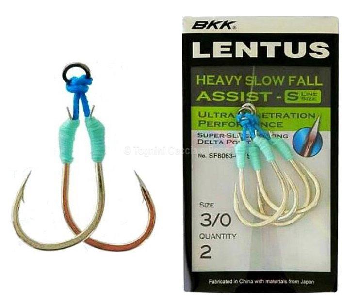bkk lentus heavy slow fall assist s  accessories assist hooks - Tognini  fishing