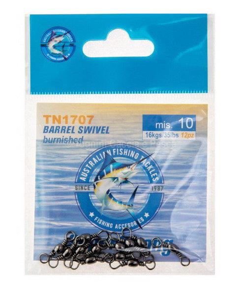 AUSTRALIAN FISHING TACKLES BARREL SWIVEL TN1707