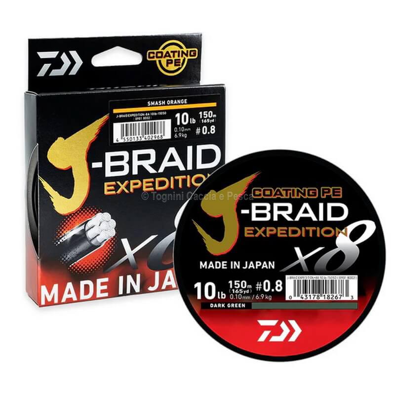 Fil De Pêche Daiwa 4 Brins PE 1.2 - Diamètre 0.15 Mm, Résistance 6.9 Kg, 150 M, Multicolore