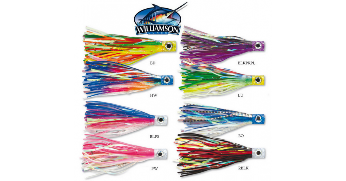 williamson soft dorado catcher rigged | baits feathers kona and octopus ...