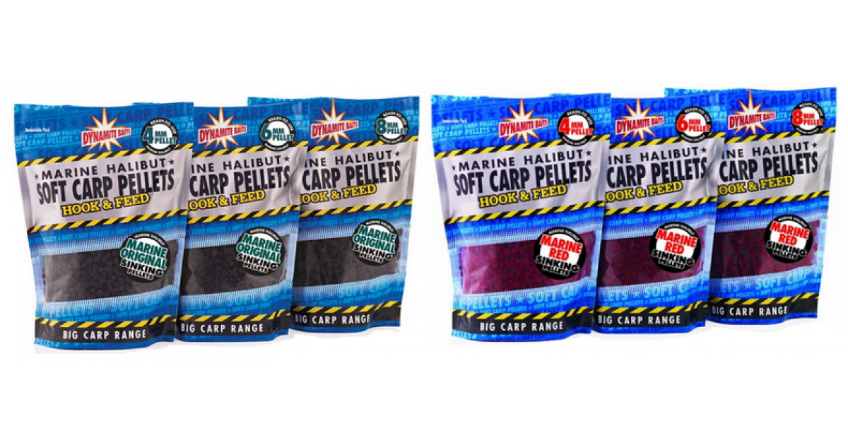 Dynamite Baits Marine Halibut Soft Carp Pellets | Esche Inneschi Fiume/lago - Foto 2