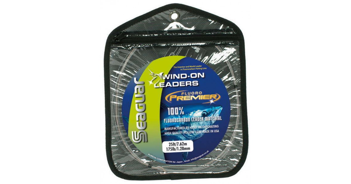 Offerta seaguar wind on leaders fluoro premier  monofilaments and braided  lines wind-on leaders - Tognini fishing