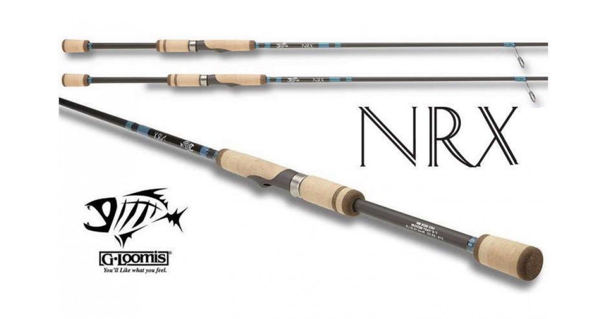 g-loomis nrx 842s sjr mag bass  fishing rods spinning-casting
