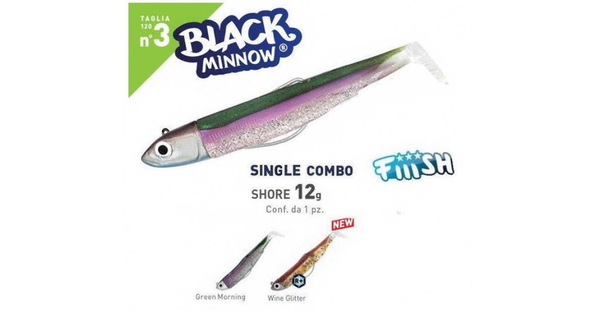 Fiiish Black Minnow Double Combo 120 N.3 – Il Set Definitivo Per Spigole E Spinning!