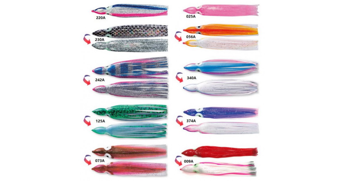 yo-zuri octopus skirt 2.5 374a | baits feathers kona and octopus
