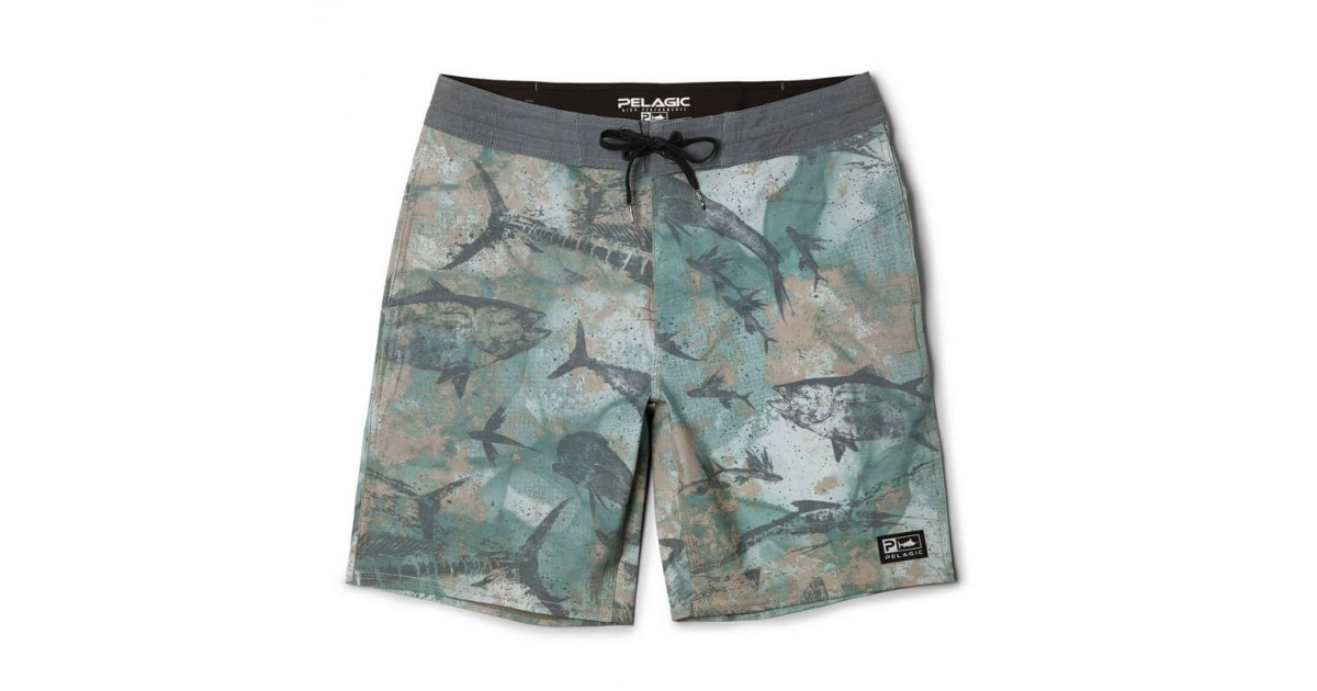Maillot Technique Pelagic EXO Tech Open Seas Camo LGY Avec Capuche - UPF+50 - Neuf Avec étiquettes