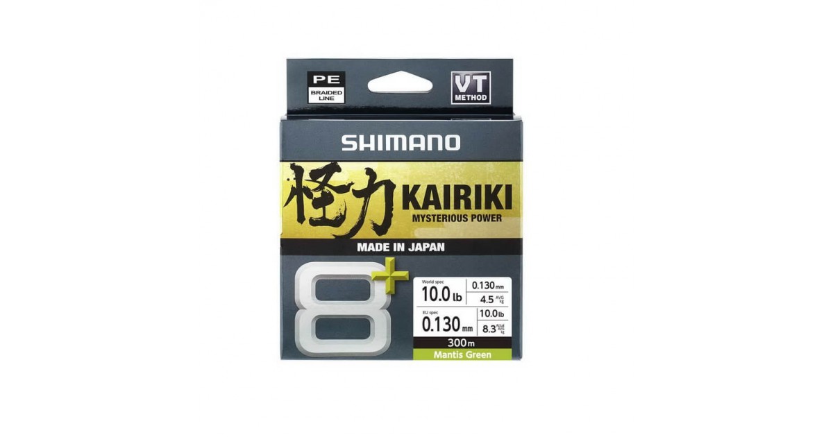 Lenza Intrecciata Shimano Kairiki 8 - 300m, Mantis Green | Per Jigging Acqua Dolce E Salata - Foto 3