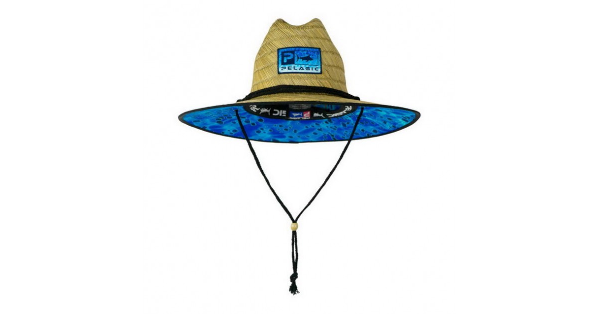 pelagic baja straw hat blue dorado clothing caps Tognini fishing