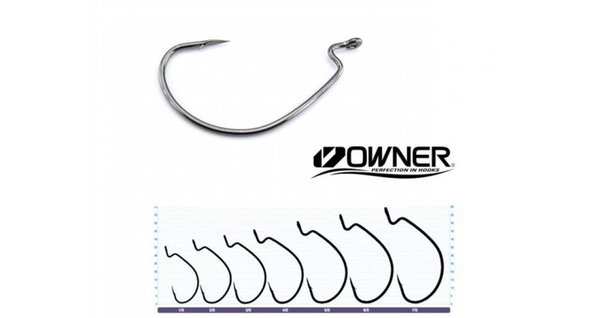 owner wide gap plus 5139  accessories soft bait hooks - Tognini fishing