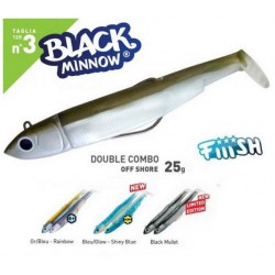 FIIISH BLACK MINNOW 120 DOUBLE COMBO OFF SHORE 25G. 