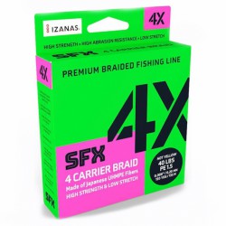 SUFIX SFX 4X CARRIER BRAID 135M. HOT YELLOW 