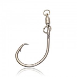 SWIVEL DEMON OFFSET CIRCLE HOOK 4X STRONG 