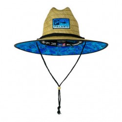 PELAGIC BAJA STRAW HAT BLUE DORADO 