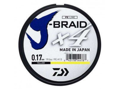 DAIWA J-BRAID X4 YELLOW 270M