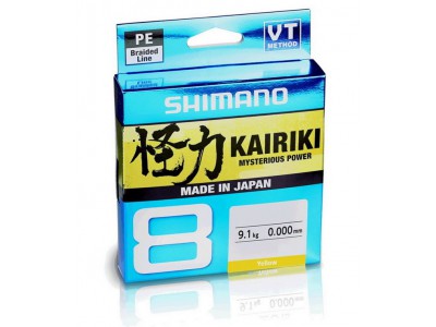 SHIMANO KAIRIKI 8 VT 150MT. YELLOW 