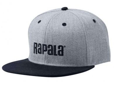 RAPALA FLAT BRIM CAP GREY/BLACK
