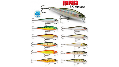 Rapala Scatter Rap Minnow SCRM 11 Cm - Esca Da Pesca Freshwater - Colore Live Char