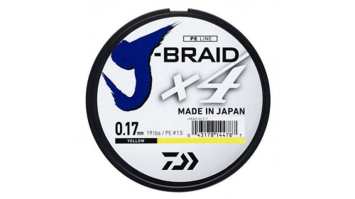 DAIWA J-BRAID X4 YELLOW 270M