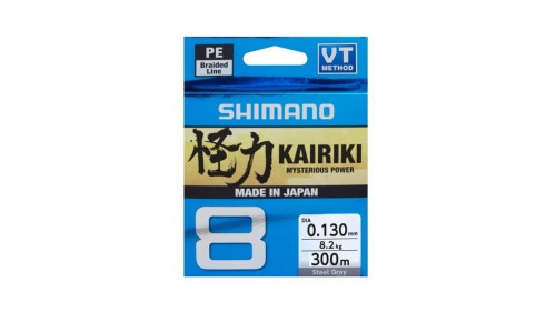SHIMANO KAIRIKI 8 VT 300MT. STEEL GREY