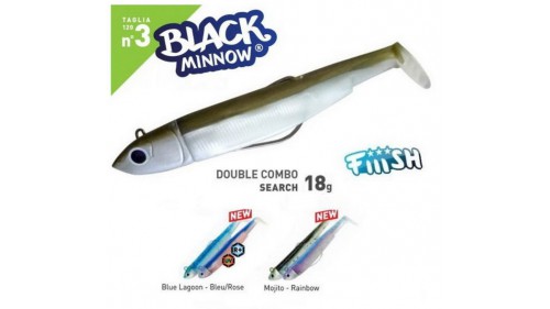 FIIISH BLACK MINNOW 120 DOUBLE COMBO SEARCH 18G.