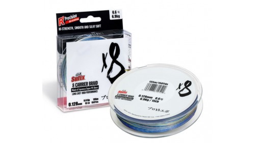 SUFIX X8 CARRIER BRAID MULTICOLOR 300M.