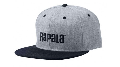 RAPALA FLAT BRIM CAP GREY/BLACK