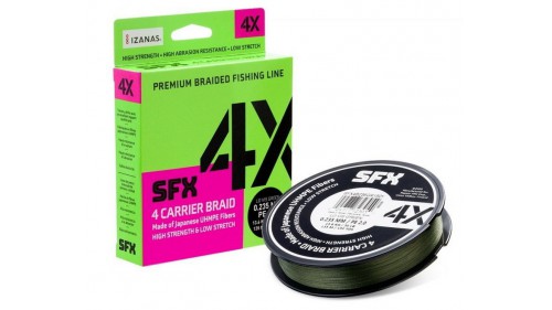 SUFIX SFX 4X CARRIER BRAID 135M. LO VIS GREEN