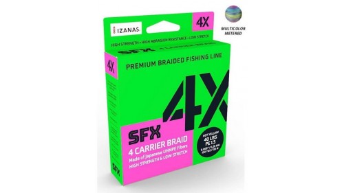 SUFIX SFX 4X CARRIER BRAID 300M. MULTICOLOR