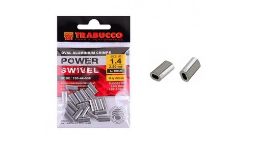 TRABUCCO OVAL ALUMINIUM CRIMPS