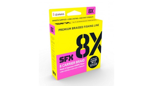 SUFIX SFX 8X CARRIER BRAID 270M. HOT YELLOW