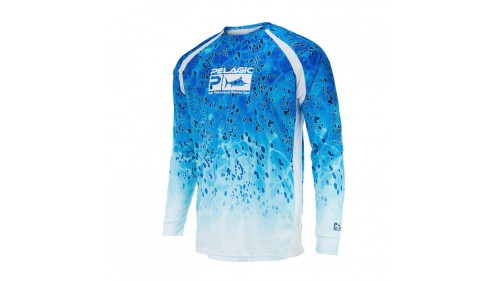 PELAGIC VAPORTEK LONG SLEEVE SHIRT BLUE