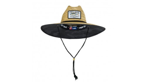 PELAGIC BAJA STRAW HAT FISH CAMO BLACK