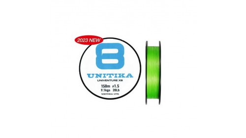 UNITIKA UNIVENTURE X8 CHARTREUSE 150M.