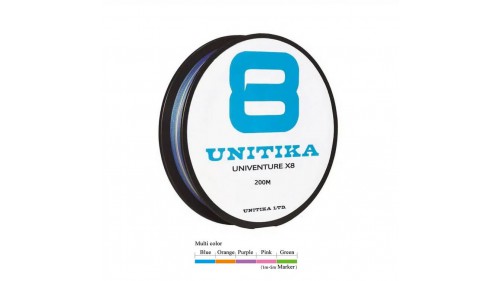 UNITIKA UNIVENTURE X8 MULTICOLO 300M.