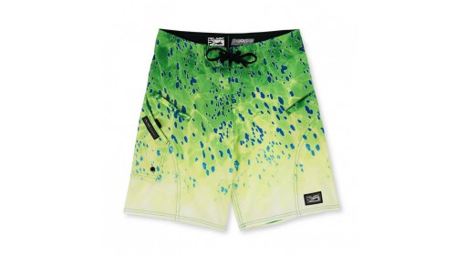 PELAGIC SHARKSKIN DORADO GREEN SHORTS