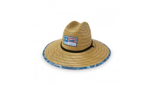 PELAGIC BAJA STRAW SUNHAT AMERICANO BLU