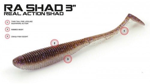 MOLIX RA SHAD 3''