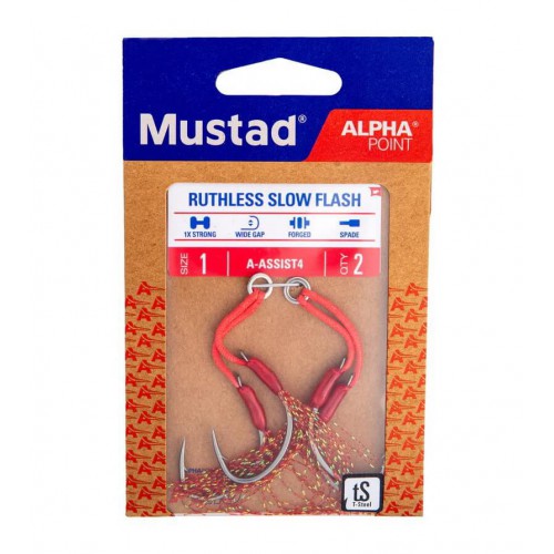MUSTAD RUTHLESS SLOW FLASH ASSIST RIG