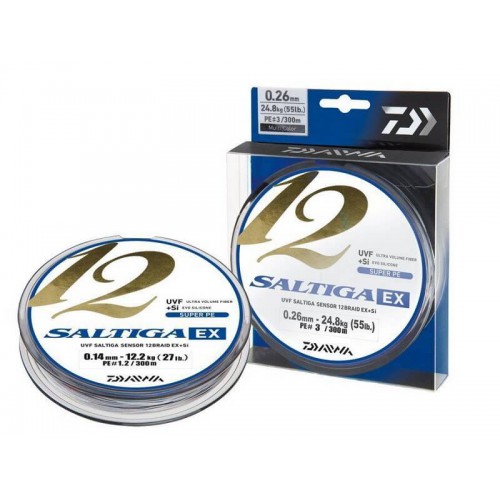 DAIWA SALTIGA 12 BRAID EX+SI 300M.