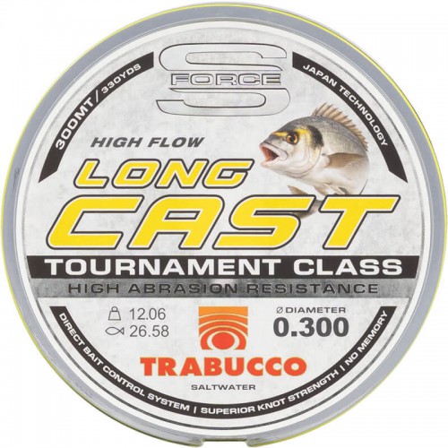 TRABUCCO S-FORCE LONG CAST UV HIGH FLOW 300mt