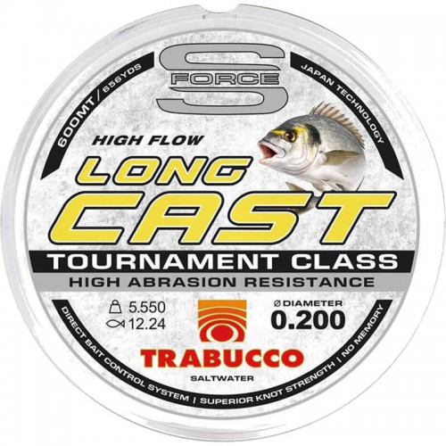 TRABUCCO S-FORCE LONG CAST UV HIGH FLOW 600mt