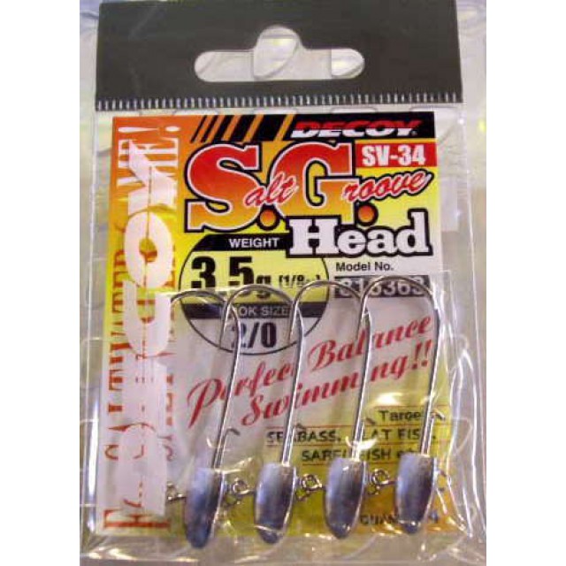 DECOY SALT GROOVE HEAD SV-34 