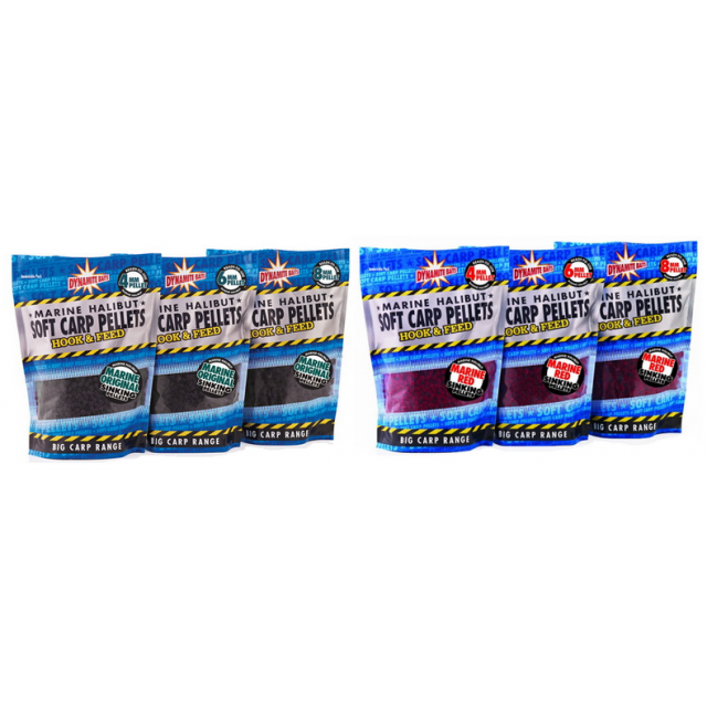 DYNAMITE BAITS MARINE HALIBUT SOFT CARP PELLETS 