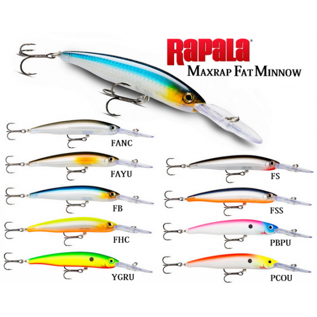 RAPALA MAX RAP FAT MINNOW 